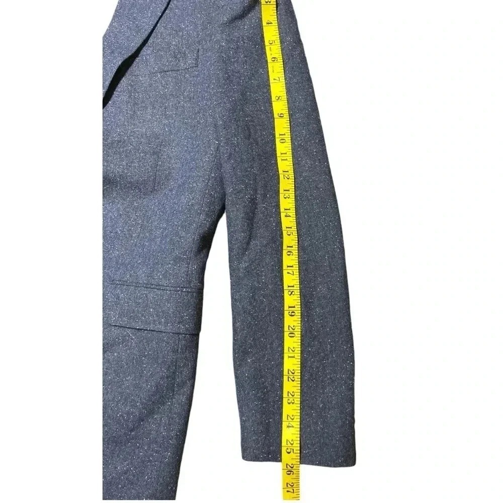 Tommy Hilfiger Sportscoat Jacket Blue Wool Blend Men's 42L Elbow Patches - Picture 5 of 15